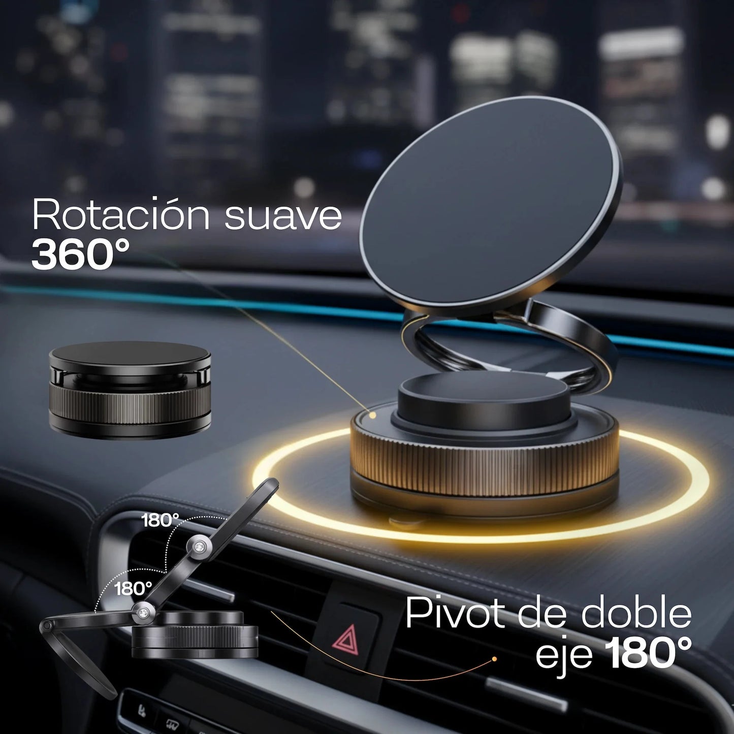 Soporte Magnético 360° de Fuerte Agarre - 2x1 por tiempo limitado