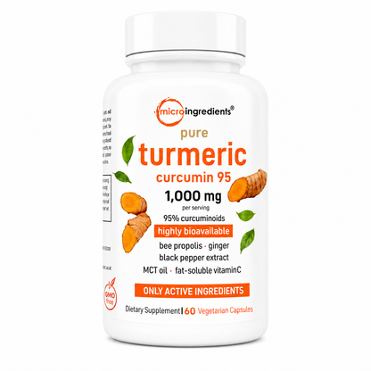 Cápsulas de Cúrcuma Curcumina 6-en-1 para Bienestar y Confort Diario (60 Capsulas)